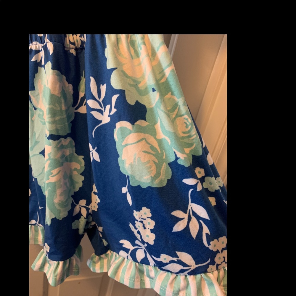 Girls ruffle romper